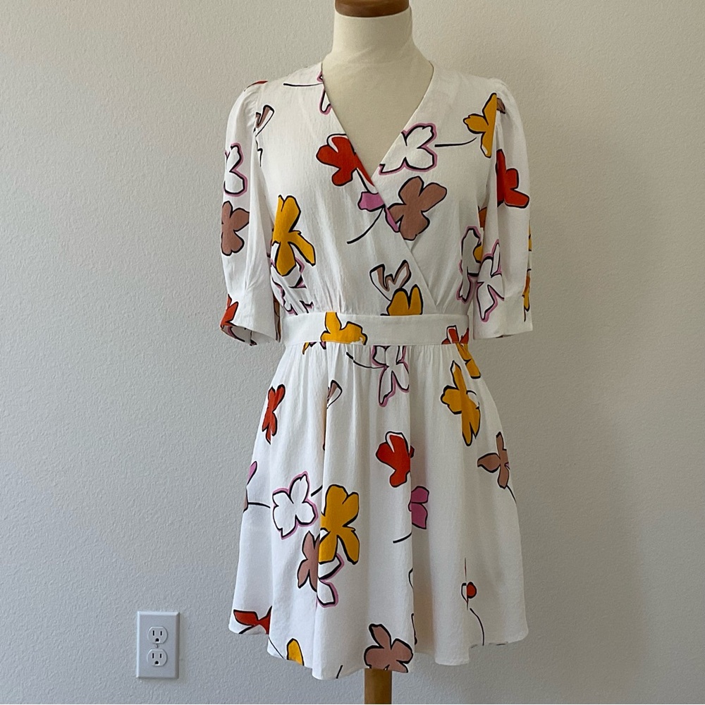 Ted Baker London Wesllie Floral White Mini Dress 3